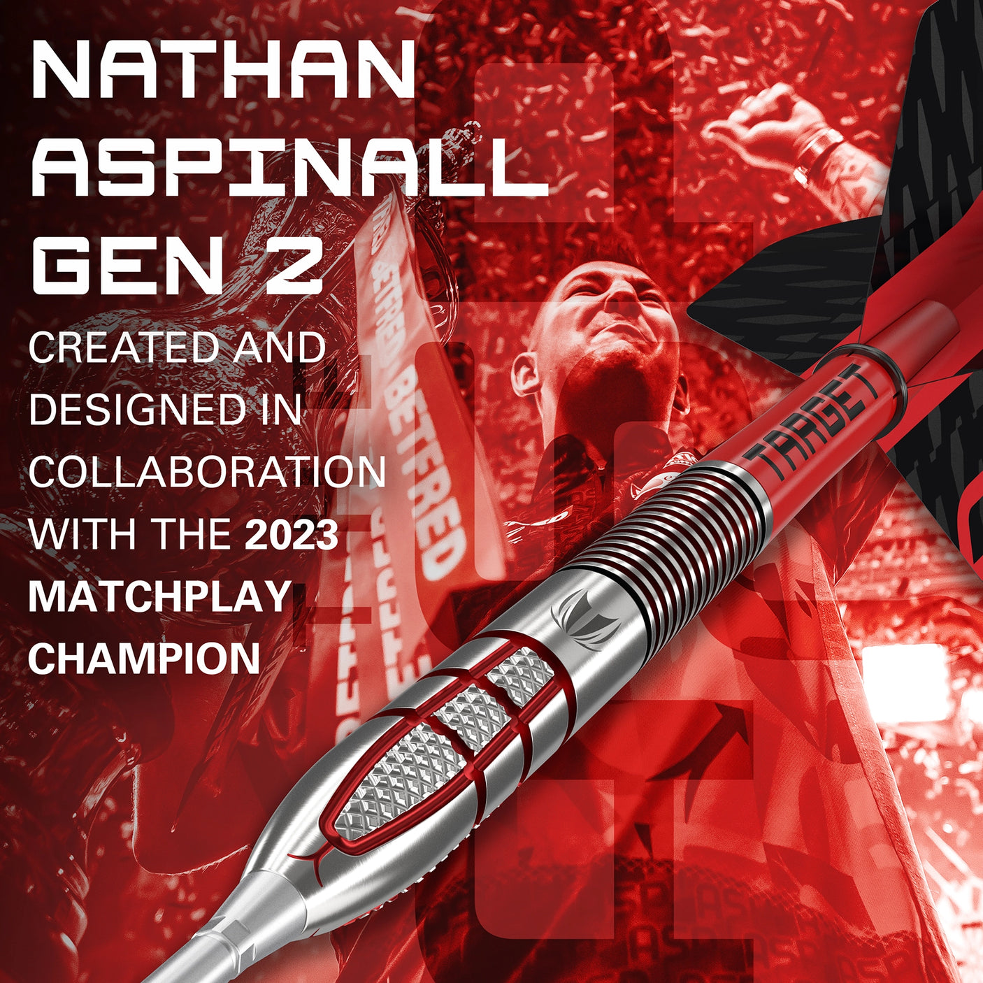 Target Darts Nathan Aspinall Gen 2 SP 95% Tungsten Steel Tip Darts