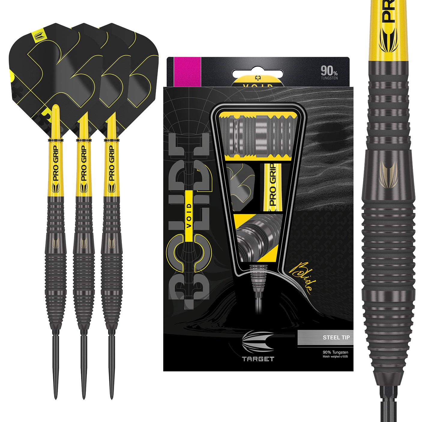 Target Darts Bolide Void 05 90% Tungsten Steel Tip Darts
