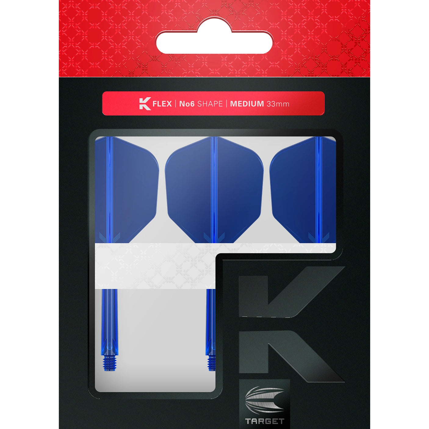Target Darts K-Flex Flight System No.6 - Blue