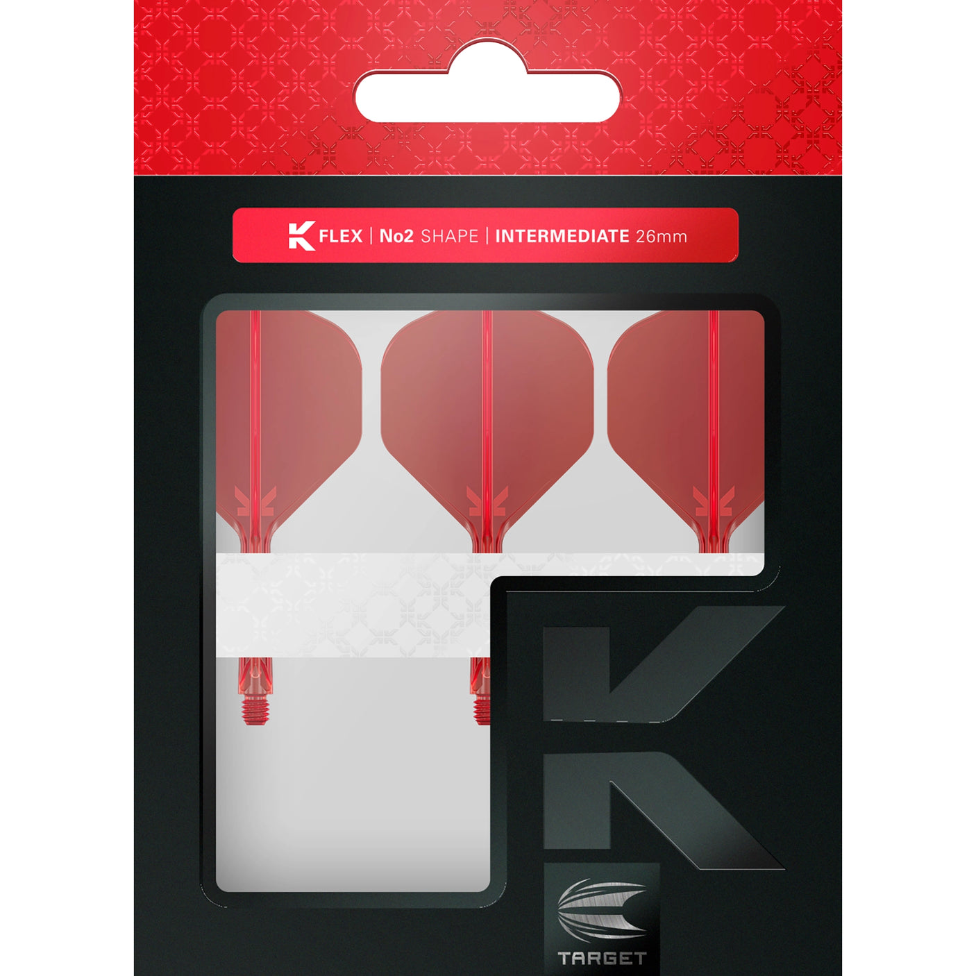 Target Darts K-Flex Flight System No.2 - Red