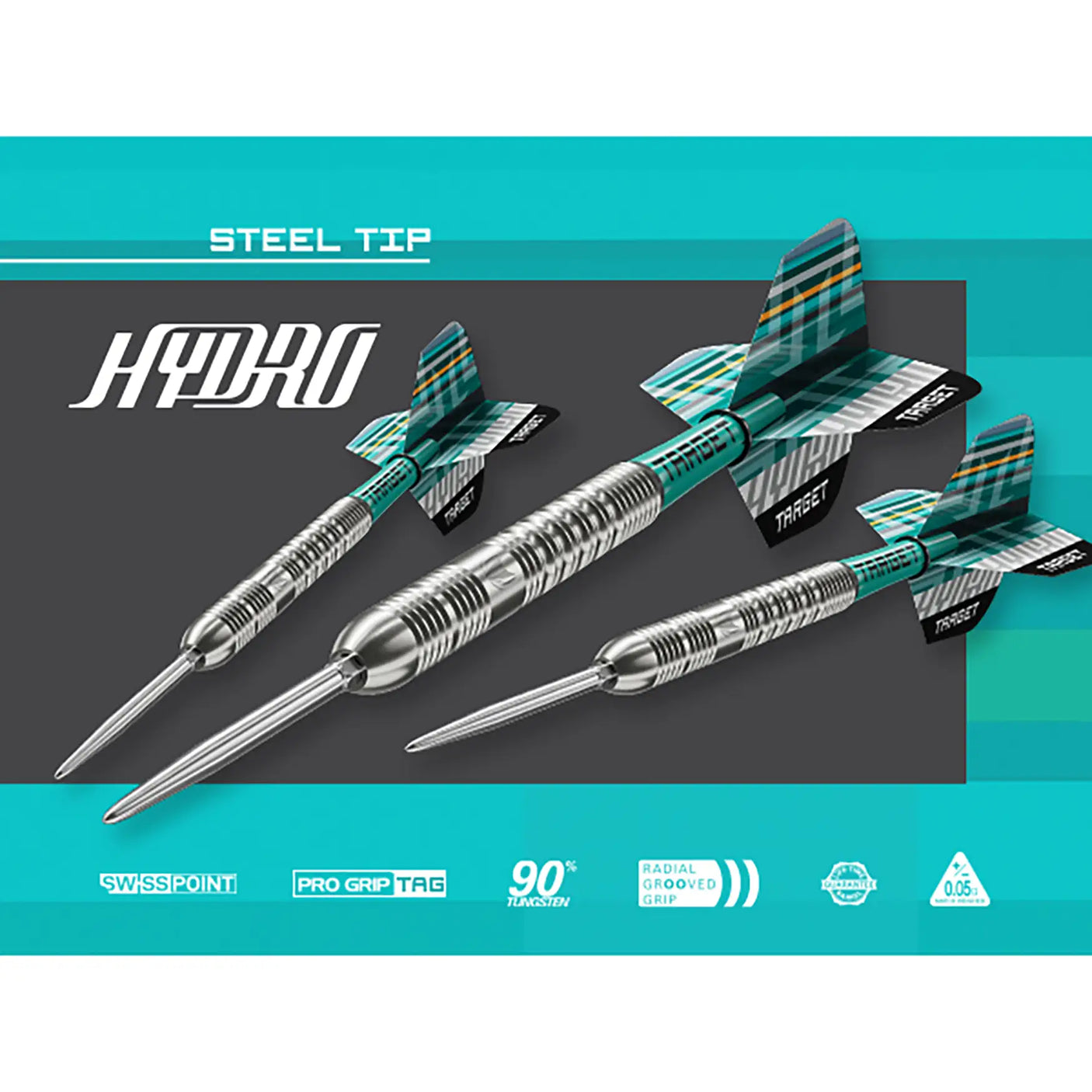 Target Darts Hydro 02 SP 90% Tungsten Steel Tip Darts