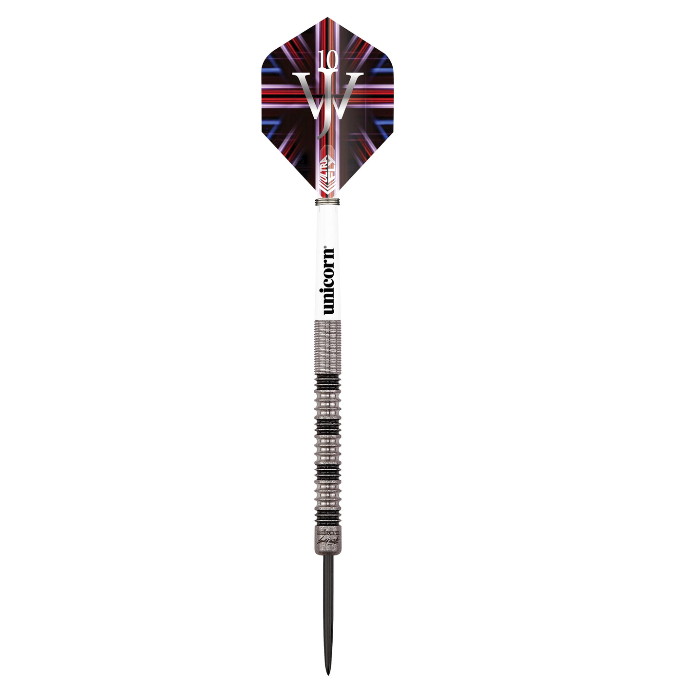 Unicorn James Wade Premier 90% Tungsten Steel Tip Darts Full Lengh View