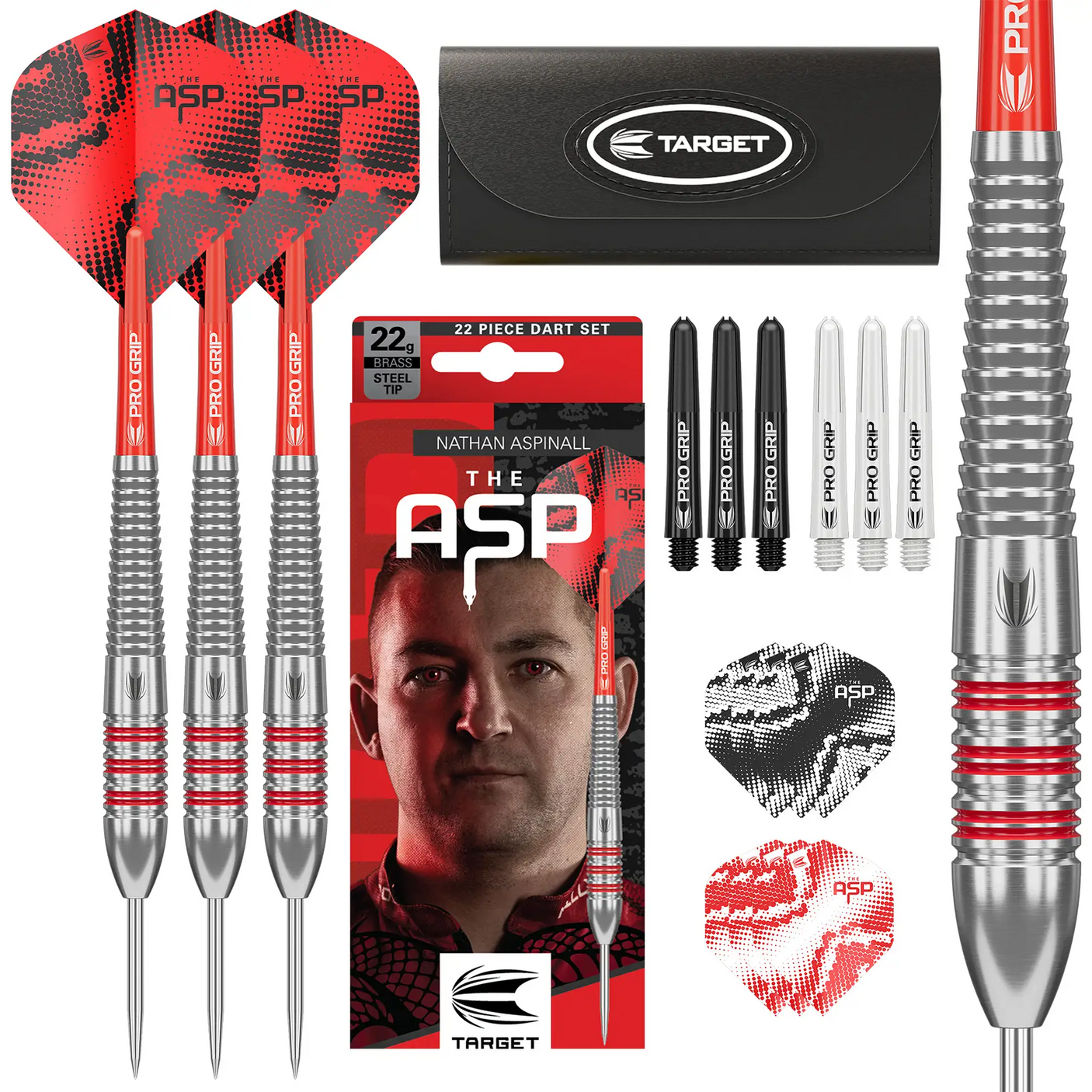 Target Darts Nathan Aspinall Brass Steel Tip Darts
