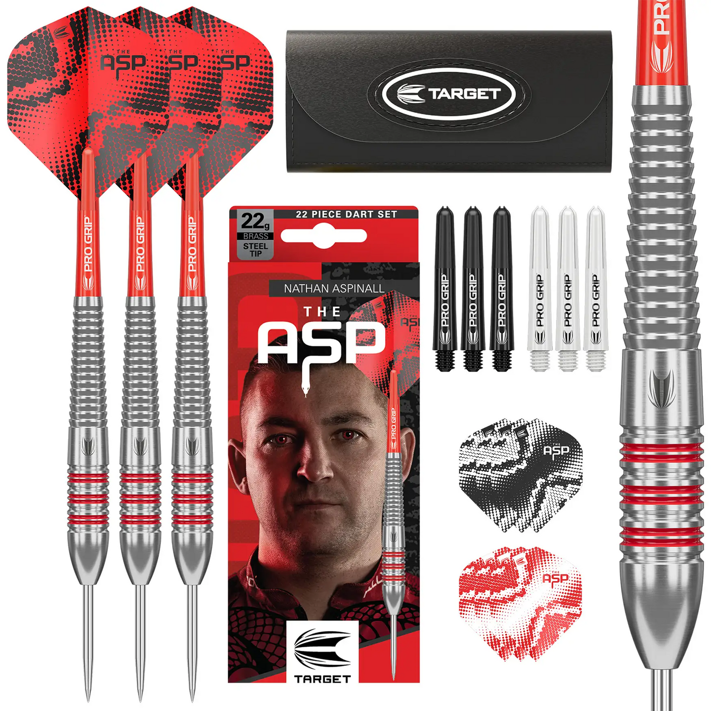 Target Darts Nathan Aspinall Brass Steel Tip Darts