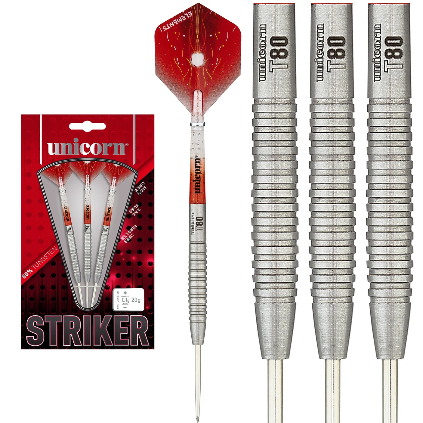 Unicorn Striker Type 2 Steel Tip Darts Collection View