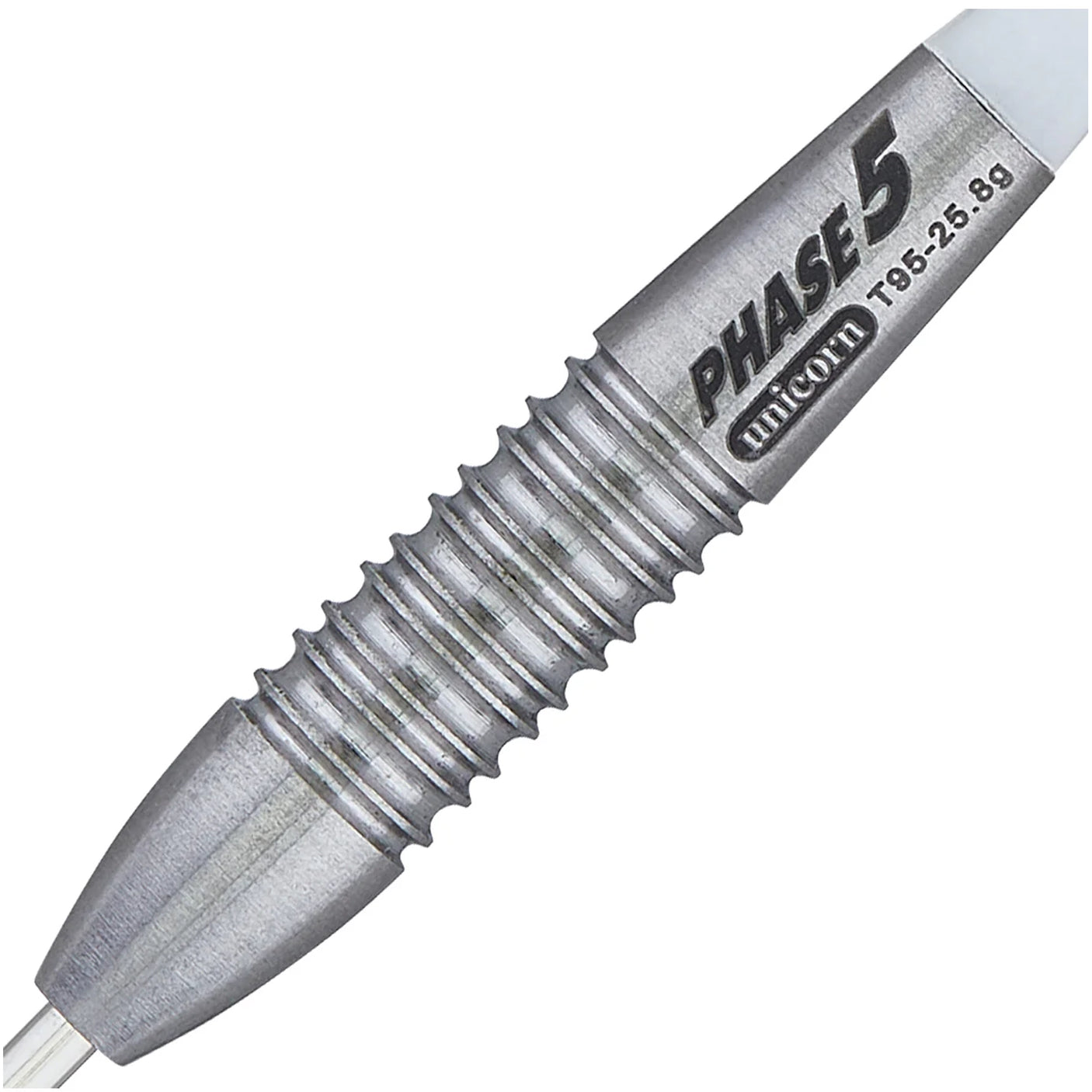 Unicorn Heritage Phase 5 95% Tungsten Darts 26g barrel view