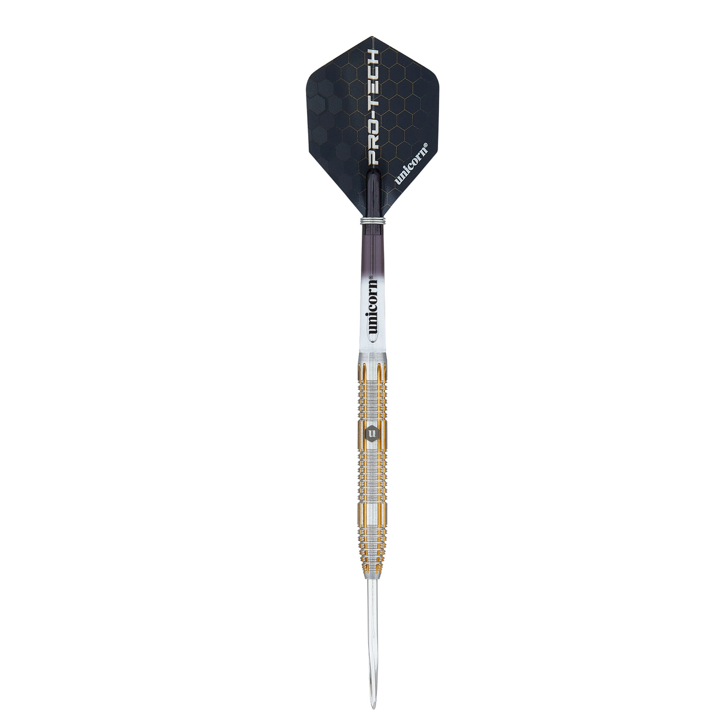 Unicorn Pro-Tech Style 4 Steel Tip Dart - 90% Tungsten Full Lengh View