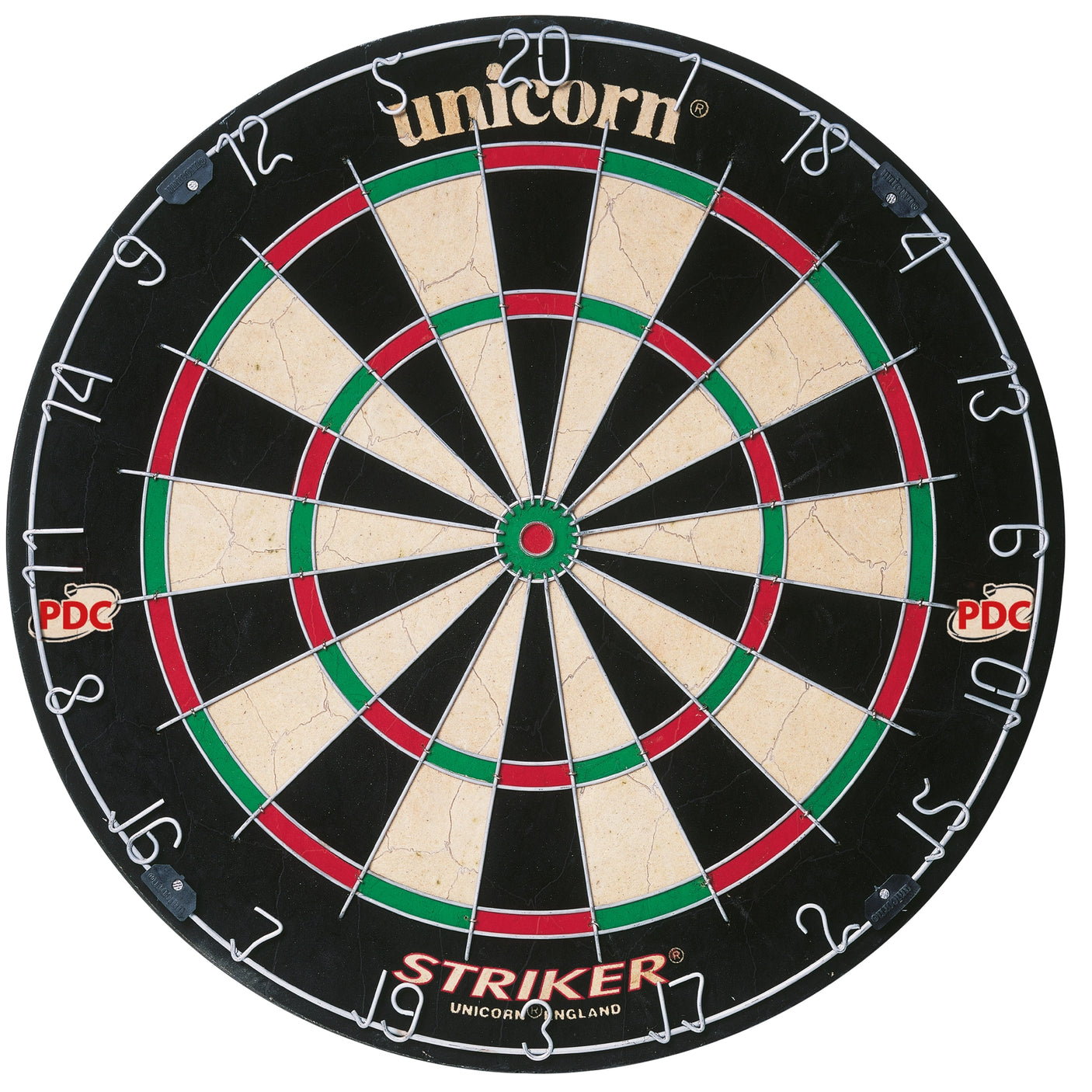 Unicorn Striker Bristle Dartboard Full View