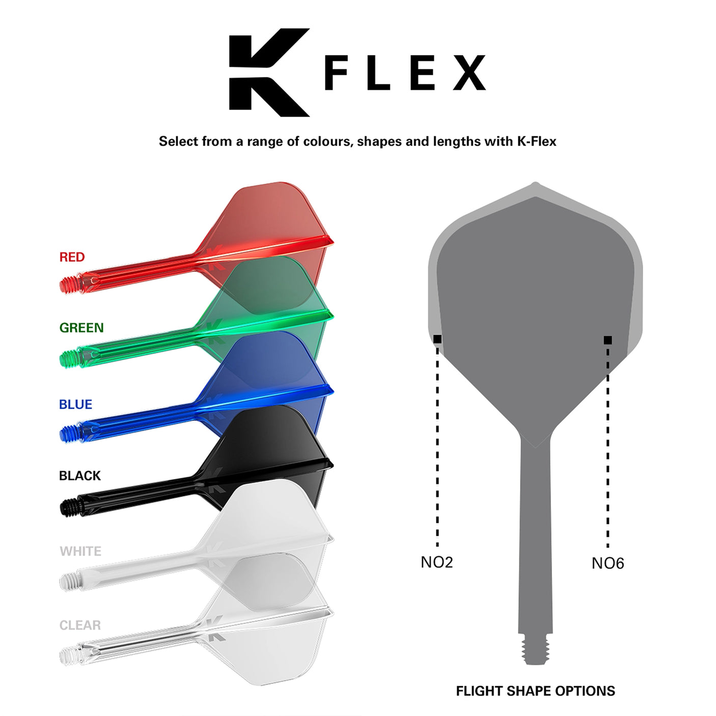 Target Darts K-Flex Flight System No.2 - Green