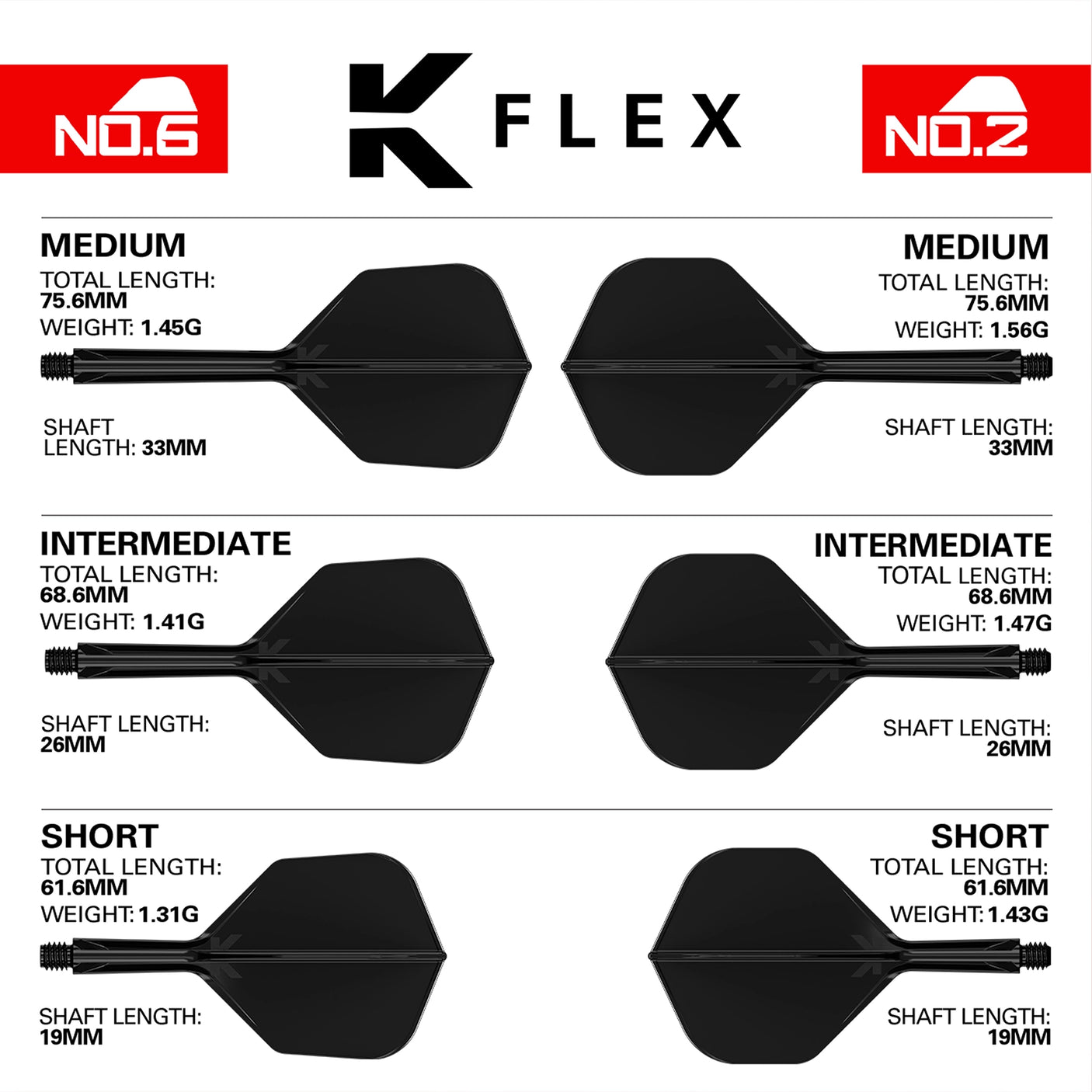 Target Darts K-Flex Flight System No.2 - Green
