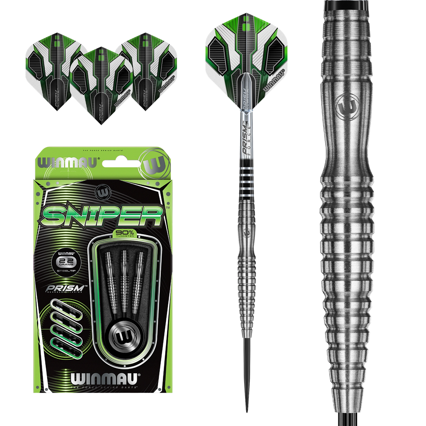 Winmau Sniper Style 2 90% Tungsten Steel Tip Darts