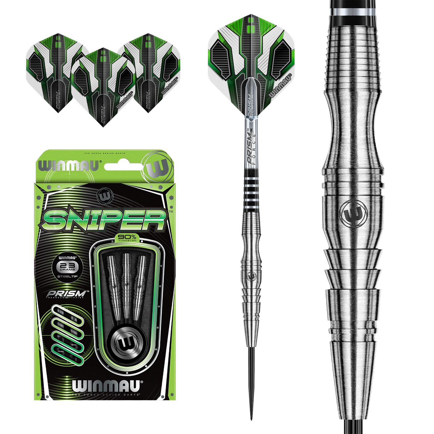 Winmau Sniper Style 3 90% Tungsten Steel Tip Darts