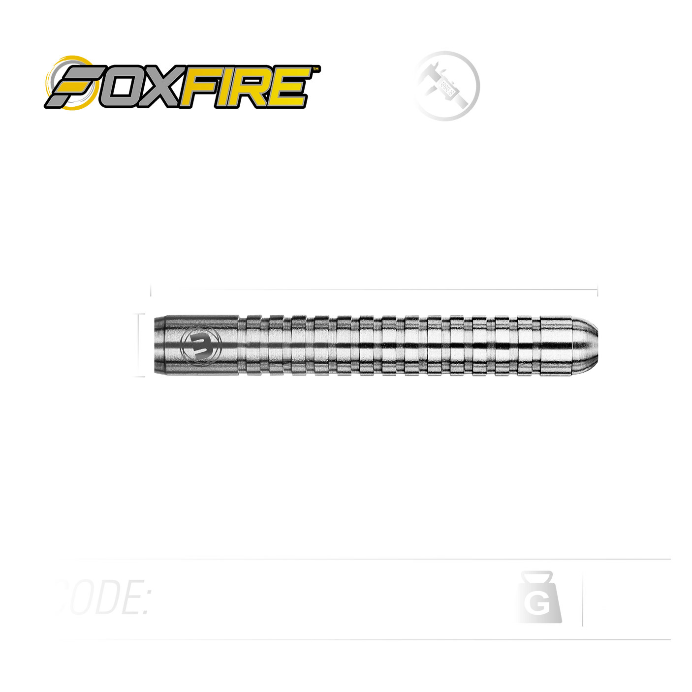 Winmau Foxfire 80% Tungsten Steel Tip Darts