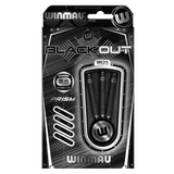 Winamau  Blackout 90% Tungsten Steel Tip Darts - Straight Barrel