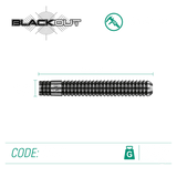 Winamau  Blackout 90% Tungsten Steel Tip Darts - Straight Barrel