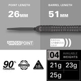Target Darts Bolide Void 04 90% Tungsten Steel Tip Darts
