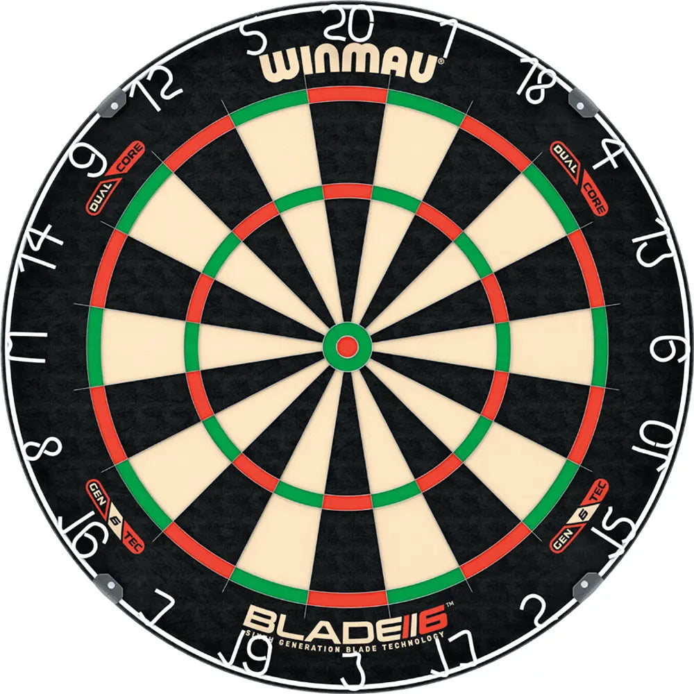 Winmau Blade 6 Dual Core Dartboard Full View