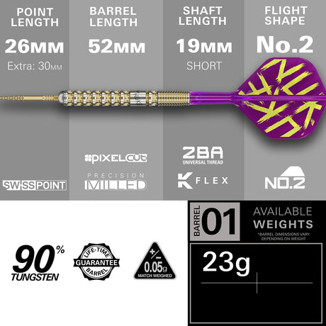 Prodigy Target T2 Target Darts – Premium Darts