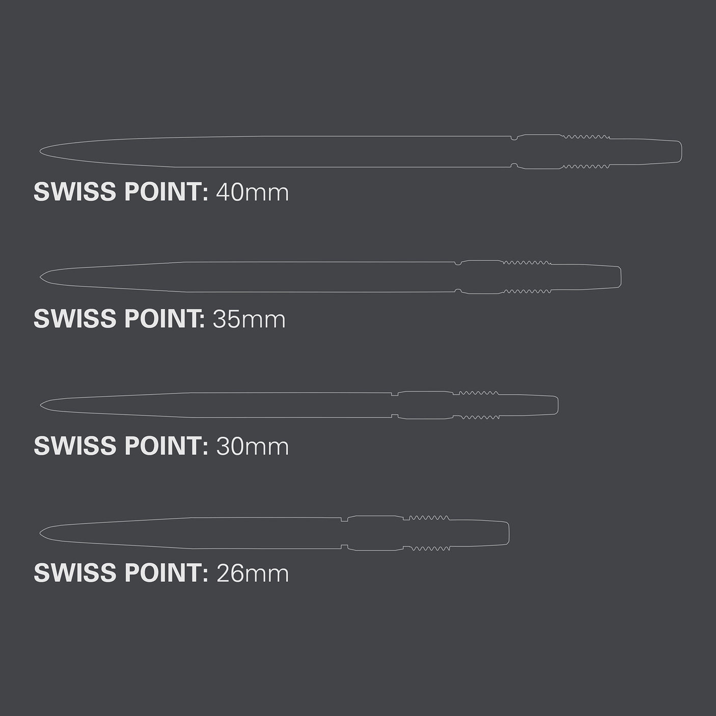 Target Swiss Dart Points