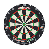 Unicorn Eclipse Ultra Bristle Dartboard - With Unilock Full View