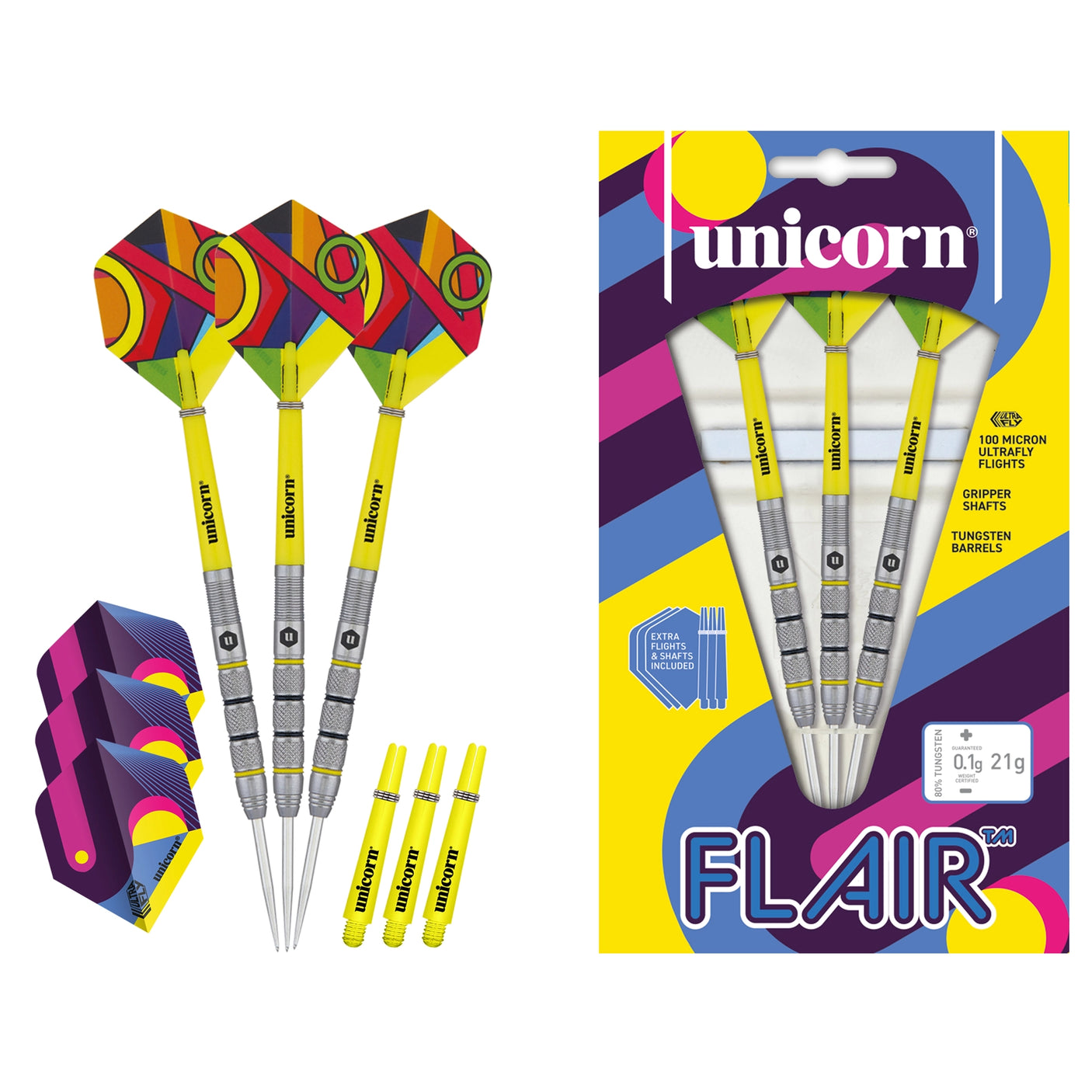 Unicorn flair 2 80% Tungsten Darts collection view