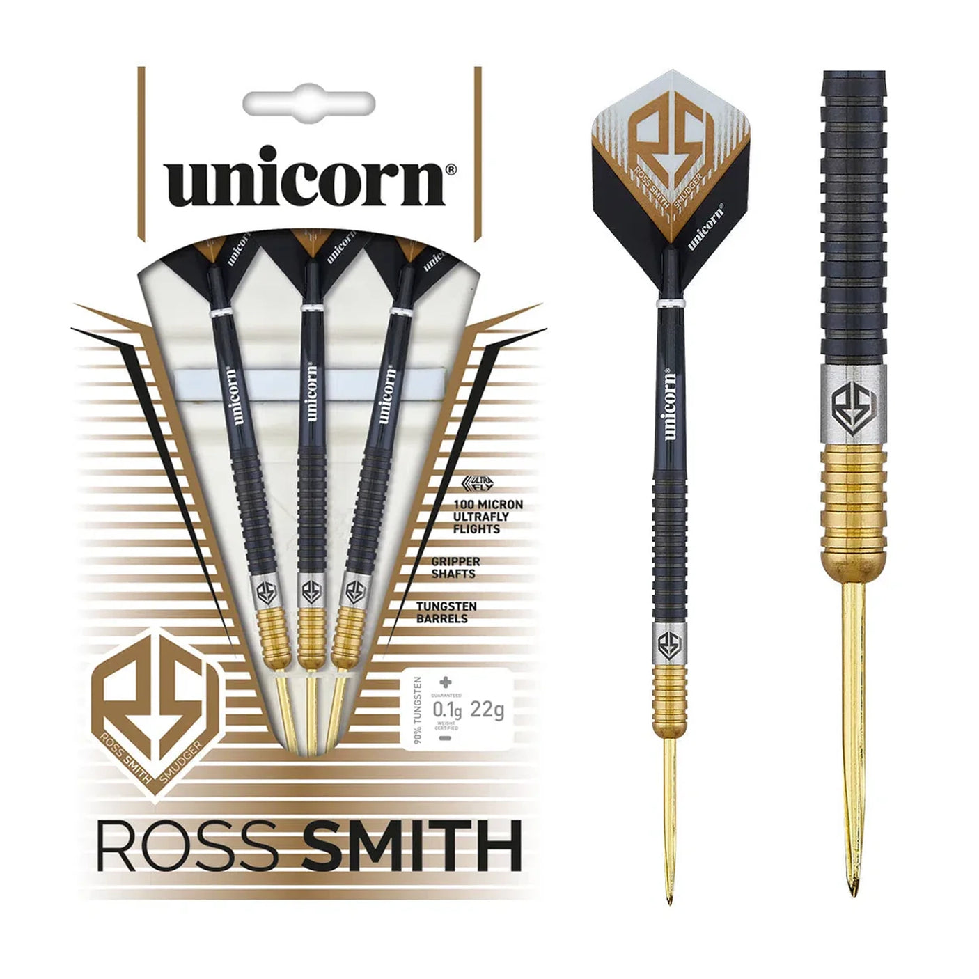 Unicorn Ross Smith Two Tone Steel Tip Dart Collection View