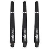 Unicorn Gripper 4 Darts Shafts Three in Black