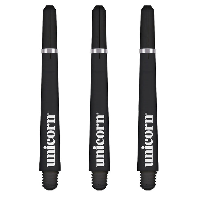 Unicorn Gripper 4 Darts Shafts Three in Black
