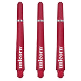 Unicorn Gripper 4 Darts Shafts Three in Red