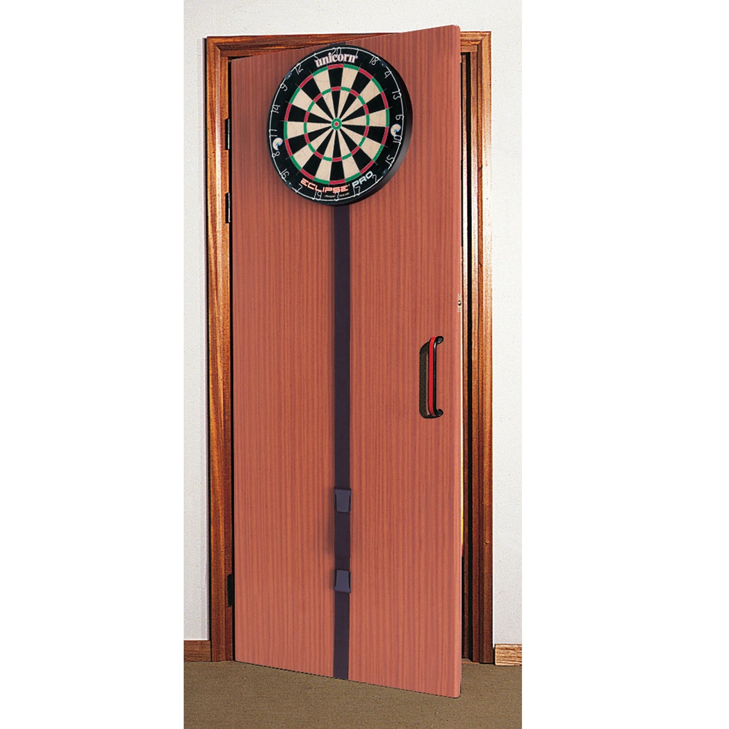 Unicorn On Tour Portable Dartboard ON Wall View