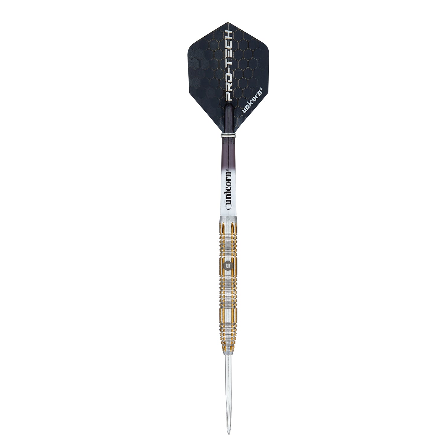 Unicorn Pro-Tech Style 4 Steel Tip Dart - 90% Tungsten Full Lengh View