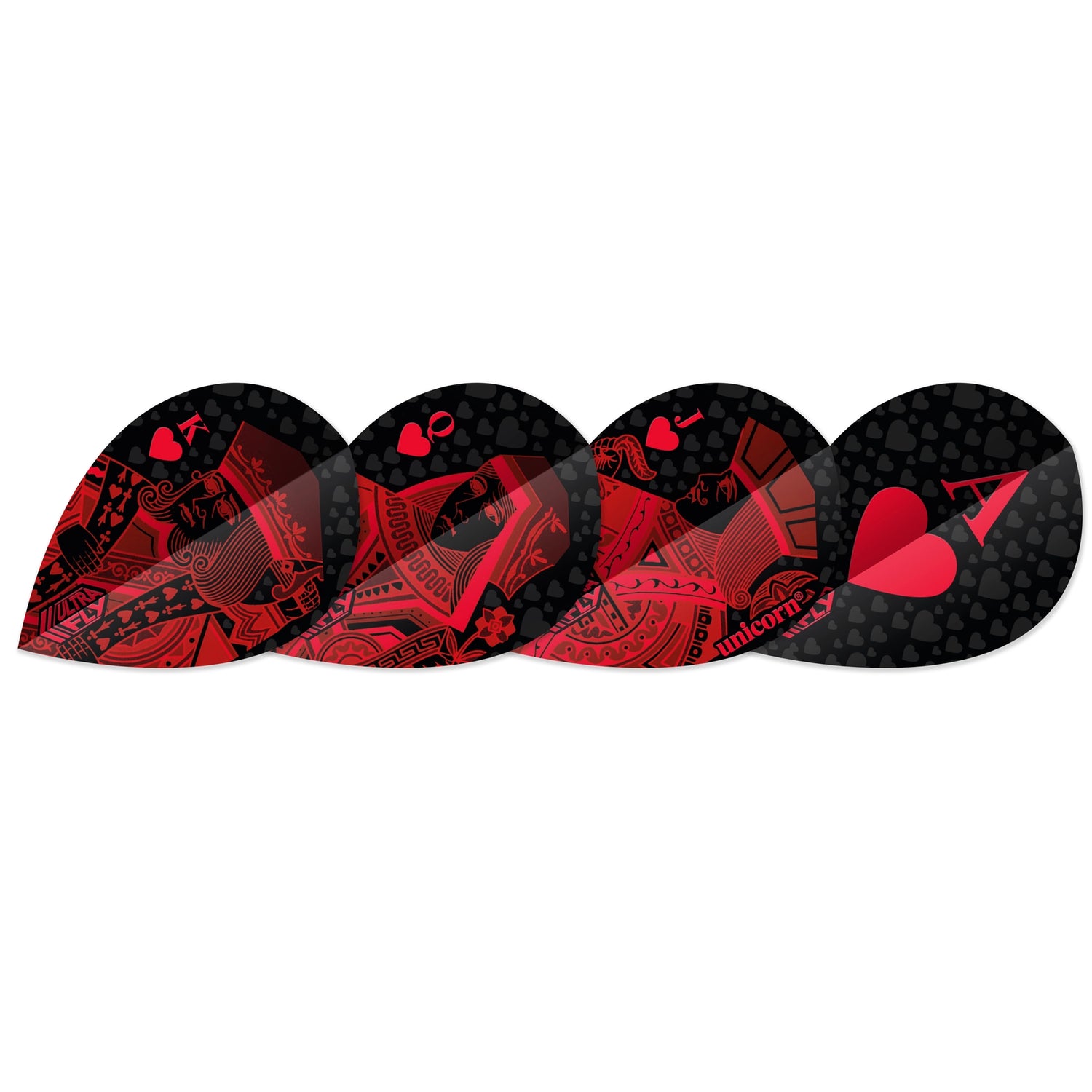 Unicorn Ultrafly Xtra Pear Royal Flush Dart Flights