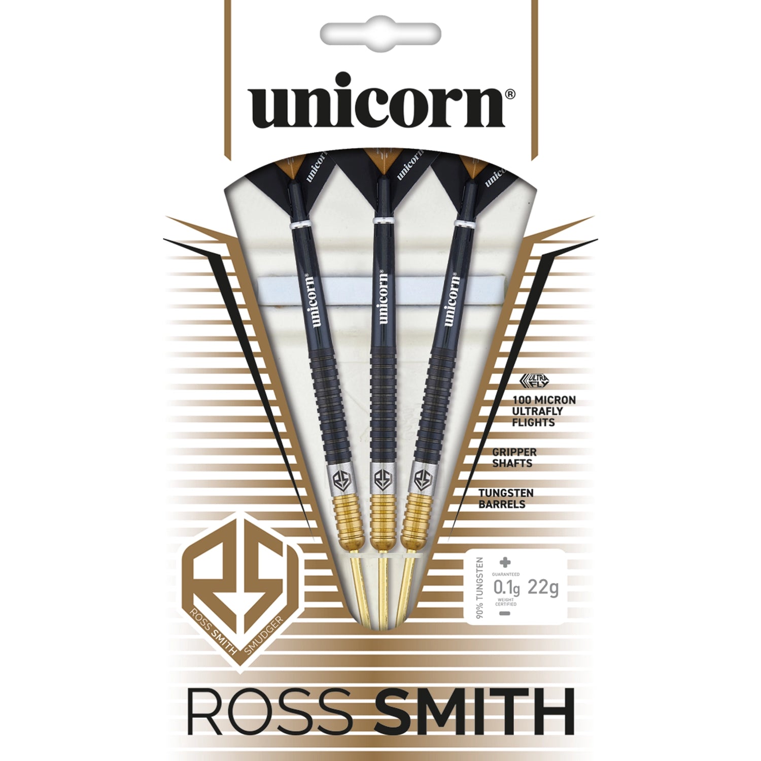 Unicorn Ross Smith Two Tone Steel Tip Dart Box View