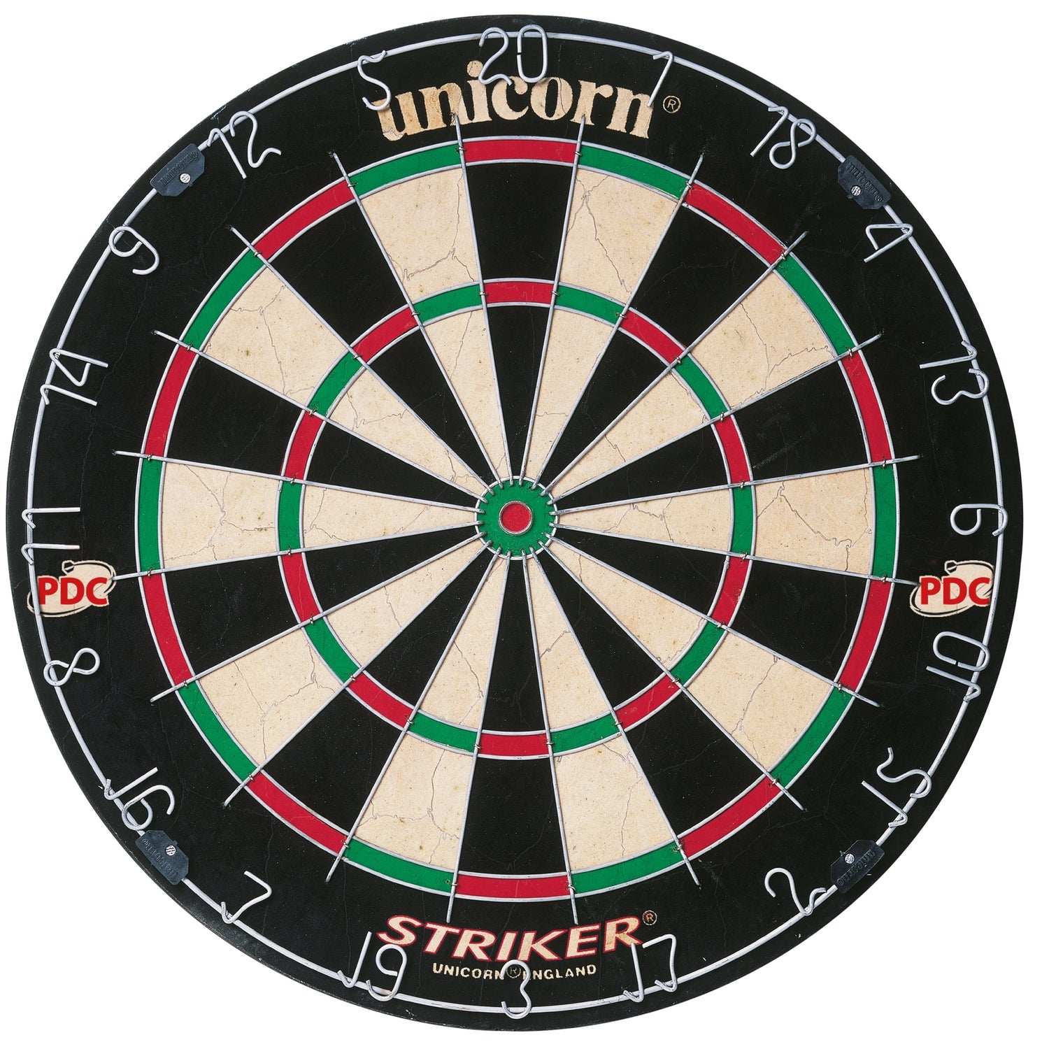 Unicorn Striker Bristle Dartboard Full View