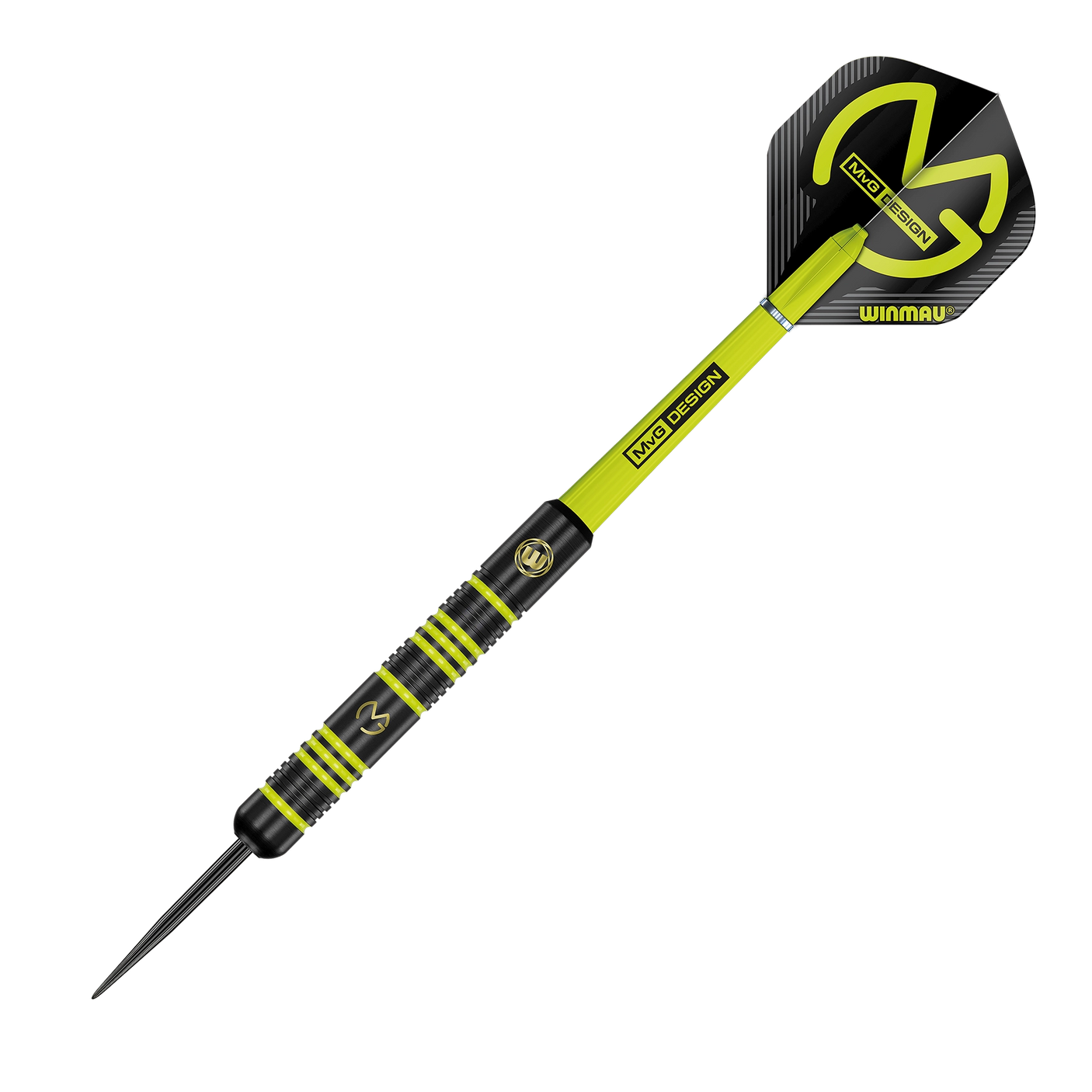 Winmau Michael Van Gerwen Ambition Brass Steel Tip Dart angled