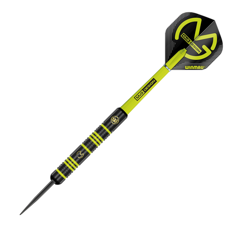 Winmau Michael Van Gerwen Ambition Brass Steel Tip Dart angled