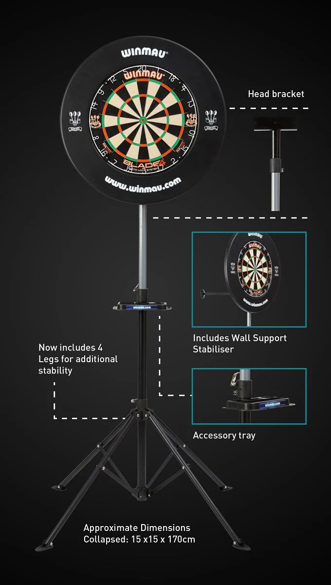 Winmau Xtreme Dartboard Stand 2: Ultimate Stability for Precision