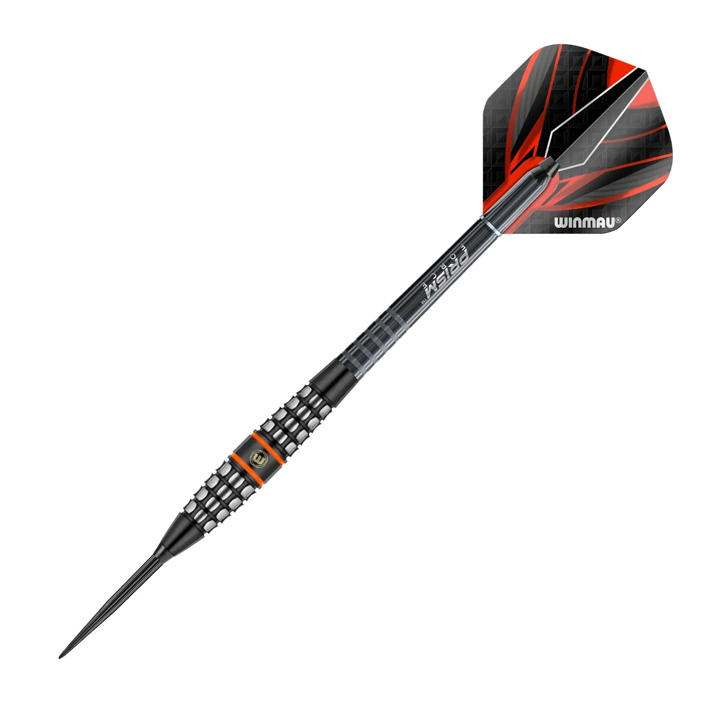 Winmau Sicario 90% Tungsten Steel Tip Darts On Angle View