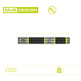 Michael Van Gerwen Aspire Dart dimensions view